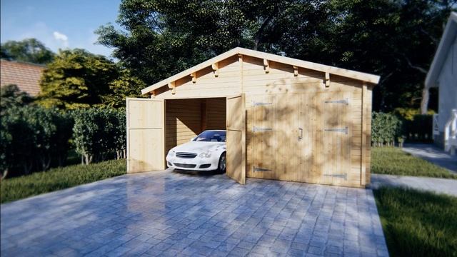 Гараж на 2 машинs HANSA E смотреть онлайн