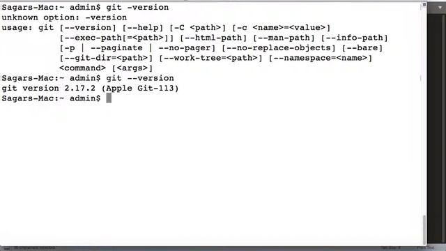 How to install git | check git version in mac смотреть онлайн