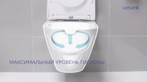 CLEAN ON - безободковая технология унитазов Cersanit