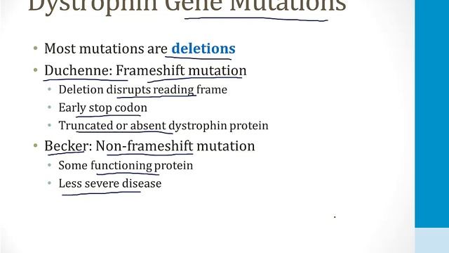 Генетика USMLE - 2. Генетические нарушения - 3.Мышечная дистрофия