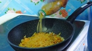 Рожки с мясом