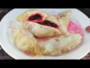Вареники с вишней. Нежное, пышное тесто. По бабушкиному рецепту.