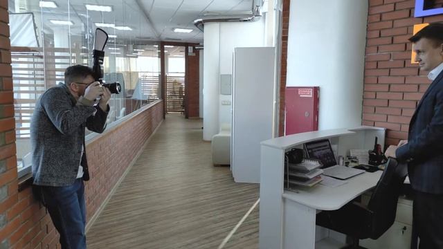 Бизнес портрет руководителя компании | Бэкстейдж