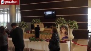 Прощание с Жанной Фриске видео.  Похороны Жанны Фриске трансляция