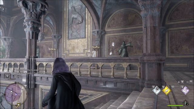 Collect the flying page near broken statue and dark arts tower - Hogwarts Legacy Tips Guides смотреть онлайн