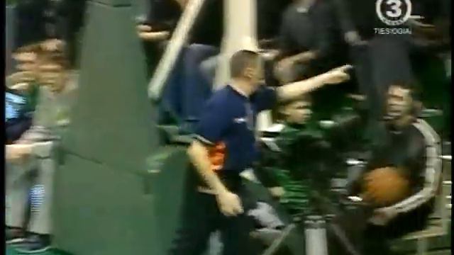 M N'Diaye Green 34 Zalgiris vs Maccabi 3 21 02 2008 1 смотреть онлайн