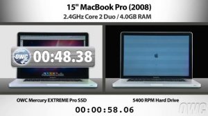 SSD Shootout - SSD vs HDD in a 2008 MacBook Pro