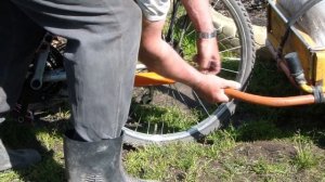 Прицепное устройство для велотележки