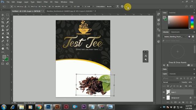 Product Packaging Design-Tutorial in Photoshop смотреть онлайн