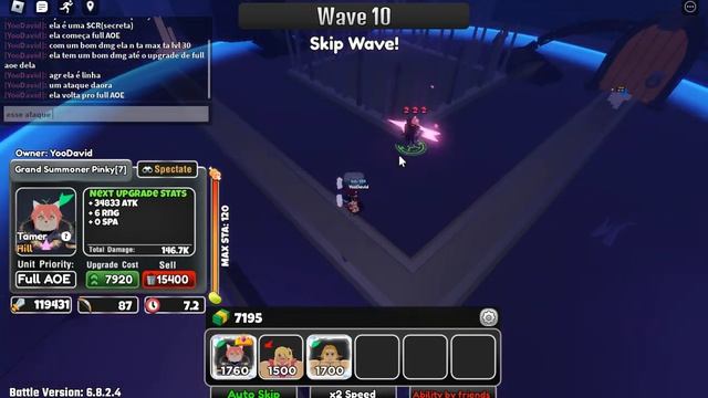 SHOWCASE NOVA PINKY EVOLVE NO ANIME WORLD TOWER DEFENSE - Roblox - Anime World Tower Defense смотреть онлайн