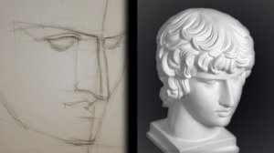 Рисунок гипсовой головы. Видео-урок для абитуриентов