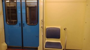 Московское метро. Поездка на "Баклажане" 81-760А, от "ВДНХ" до "Медведково"