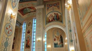 "Степе́нна" глас 6-й (муз. архиеп. Ионафана (Елецких)). Регент Екатерина Артюхова.