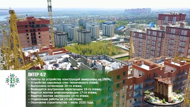 Вересаево | Ход строительства. Апрель | ЮСИ