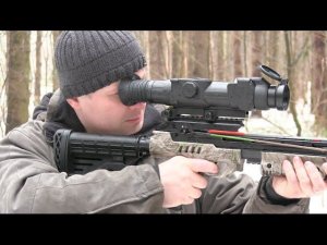 PULSAR Apex 50 - пристрелка тепловизионного прицела на арбалете