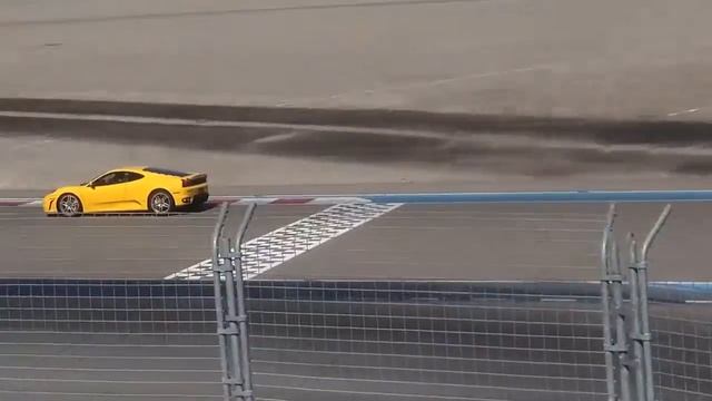 Lamborghini Gallardo & Ferrari F430 track drive in Las Vegas, NV смотреть онлайн