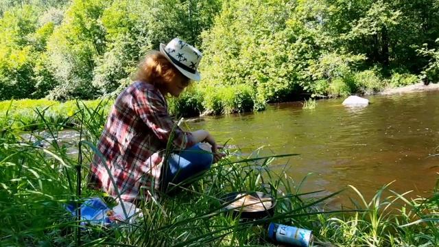 Река Рощенка/Звуки природы/Видео Релакс/Вкусная Еда/Мой влог смотреть онлайн