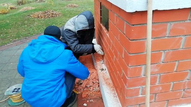 Восстановление памятного знака Блокнот Россоши 29.10.2018