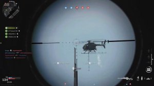 Elite chopper pilot an passenger snipe COD MWF