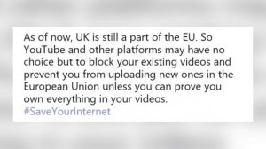 YouTube Will Be BLOCKED For EU Users