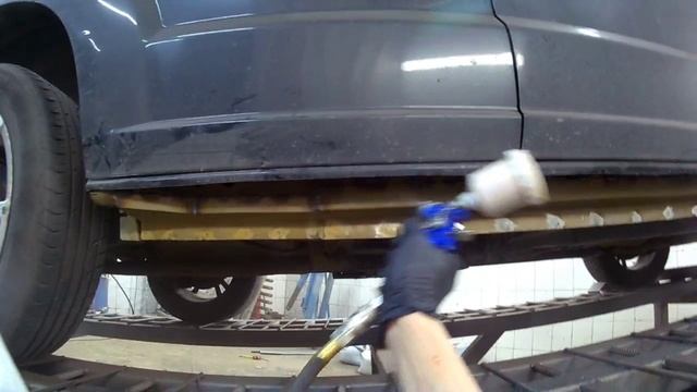 Технология замены порогов 
Автомобиль Dodge Caliber