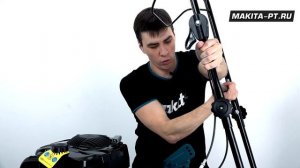 Makita PLM4620N2 Бензиновая несамоходная колесная газонокосилка (нож 46 см) Новинка 2021!!!