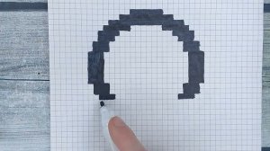 Как нарисовать значок BMW (БМВ) / Рисунки по клеточкам - значки машин / Видео №1