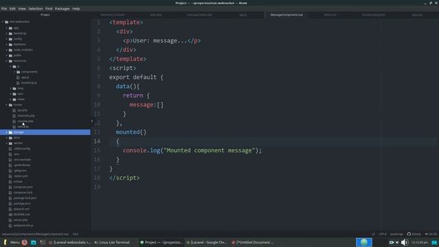 Laravel Websockets + Pusher + Vue.js смотреть онлайн