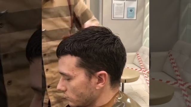 Как филировать волосы в мужской стрижке