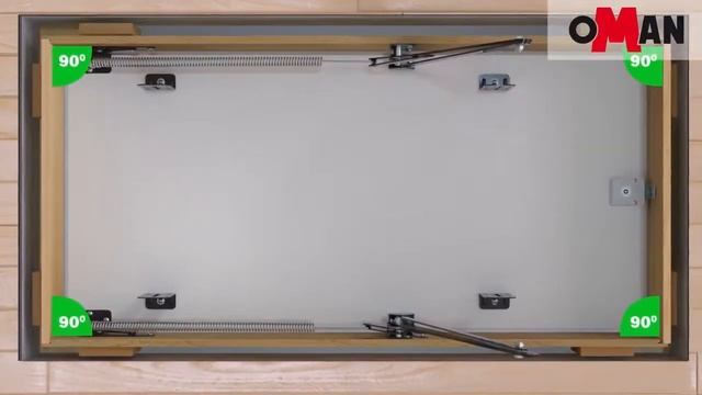 Монтаж деревянной чердачной лестницы OMAN смотреть онлайн