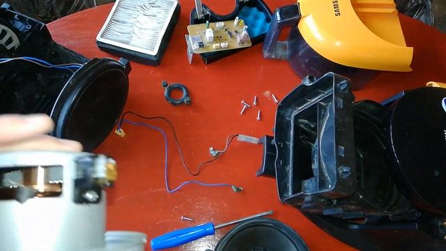 Замена мотора пылесос Samsung SC4474 смотреть онлайн