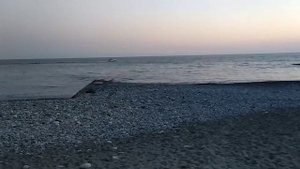 Пляж санатория Белые ночи г. Сочи