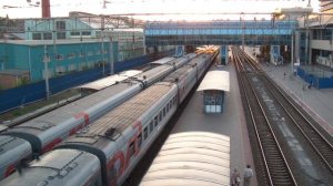 Прибытие ЧС4Т-417 с поездом №448 Печора — Адлер