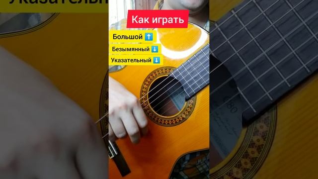 испанский бой на гитаре для начинающих #shorts