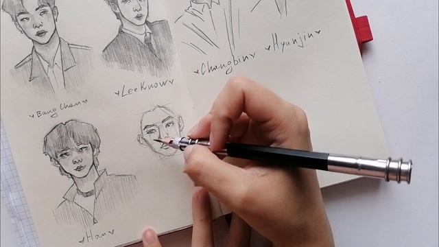 Как нарисовать всех участников стрей кидс (часть 2) / HOW TO DRAW ALL STRAY KIDS (part 2) смотреть онлайн
