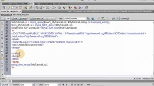 Dreamweaver CS4 Pagination Tutorial Paging Database Results