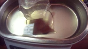 Чистка монет с помощью лимонной кислоты в ультразвуковой ванночке