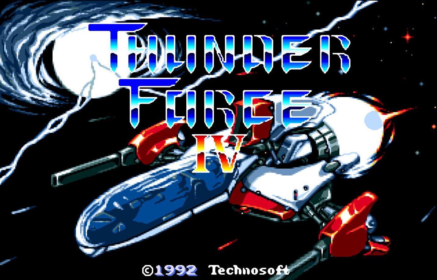 Thunder Force IV полное прохождение леталки стрелялки для Sega Mega Drive / Genesis / GENS