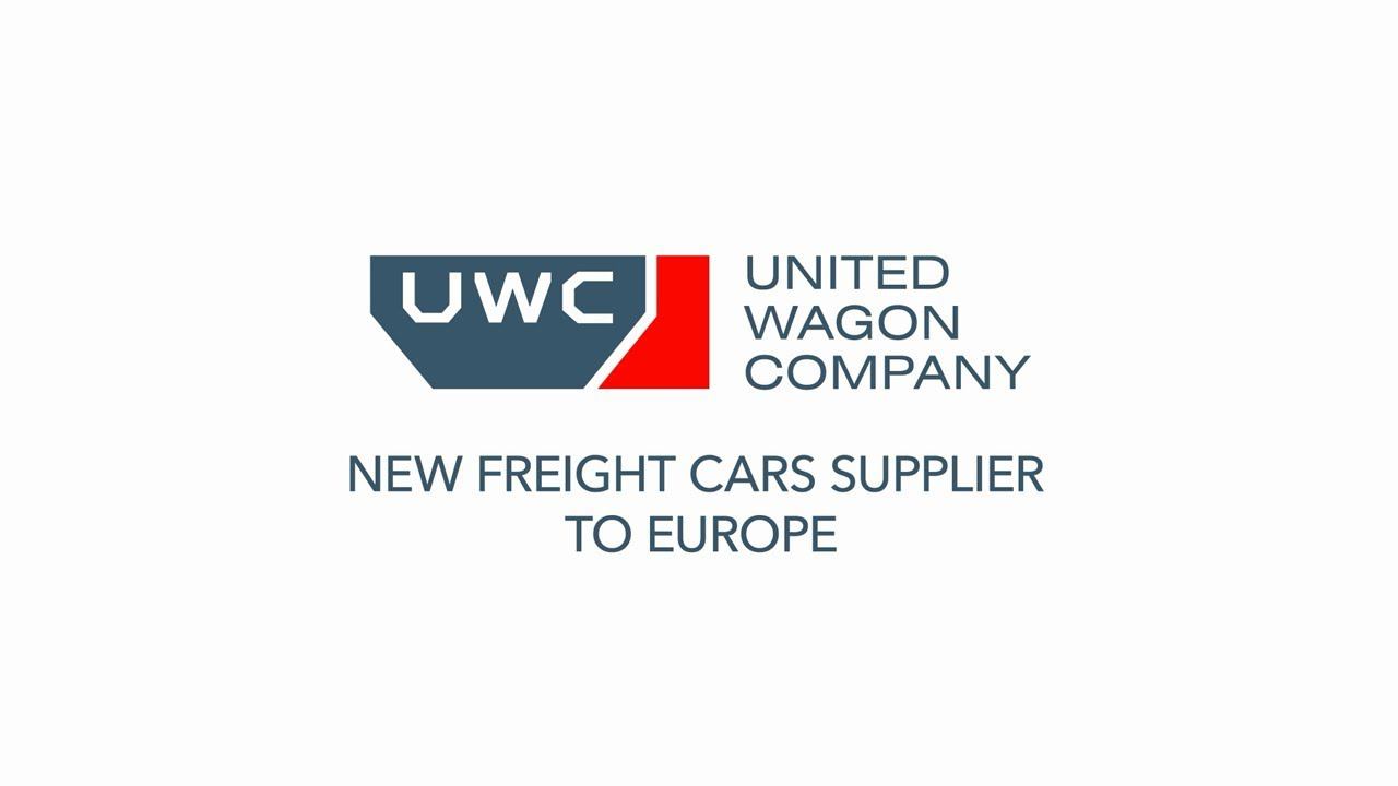 Six-axle articulated flat car manufactured by UWC for the European market