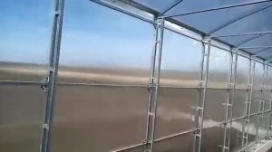 Прямостенная теплица Усиленная ПРО 4х20