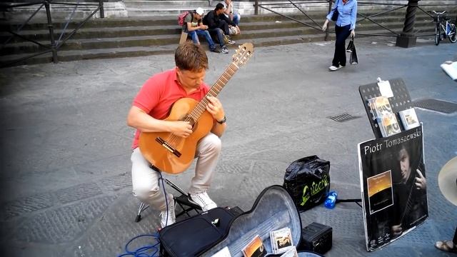 Caruso. chitarra per artista da strada firenze смотреть онлайн