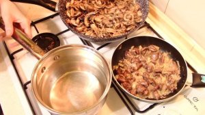 Куриные сердечки с грибами в сливочном соусе! Нежное, сочное блюдо!