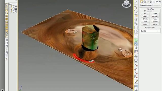 ИМИТИРУЕМ ЦИЛИНДРИЧЕСКУЮ ГОЛОГРАММУ В 3Д МАКС-3 смотреть онлайн