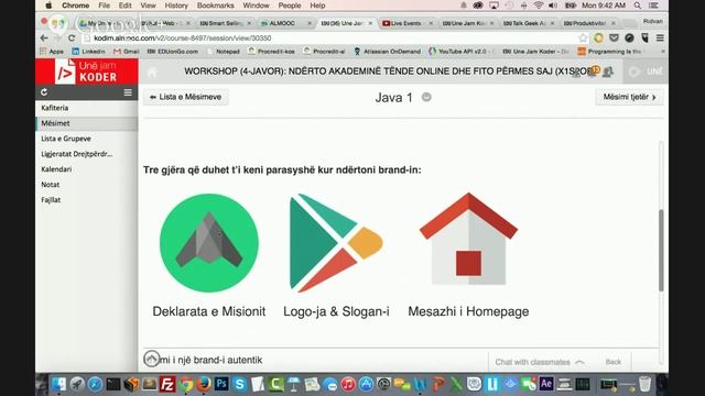 Workshop: Java 1 - Drejtpërdrejta me Ridvan Aliun смотреть онлайн