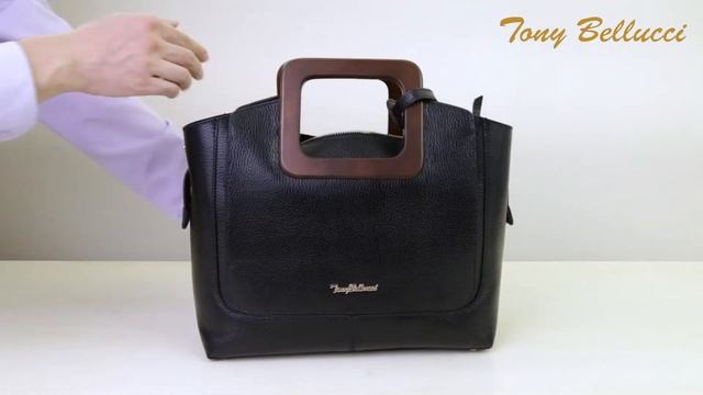 Сумка Tony Bellucci 507-1 чёрная смотреть онлайн
