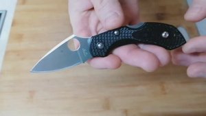 Кухонный тест Spyderco Dragonfly 2 VG-10. Разделка курицы _маленьким большим ножом