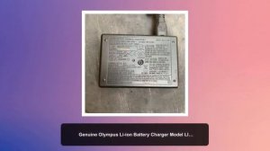 Genuine Olympus Li-ion Battery Charger Model LI-40C And Power Cord Pre-Owned