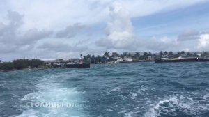 Как происходит трансфер на Мальдивах. Скоростной катер.Мале-остров. Transfer on Speedboat. Maldives