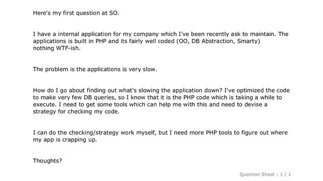 MySQL : Find out where your PHP code is slowing down (Performance Issue)