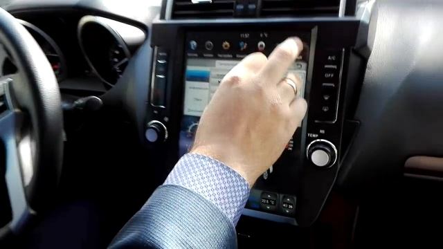 Панель Tesla для toyota land cruiser 200 и prado 150 смотреть онлайн